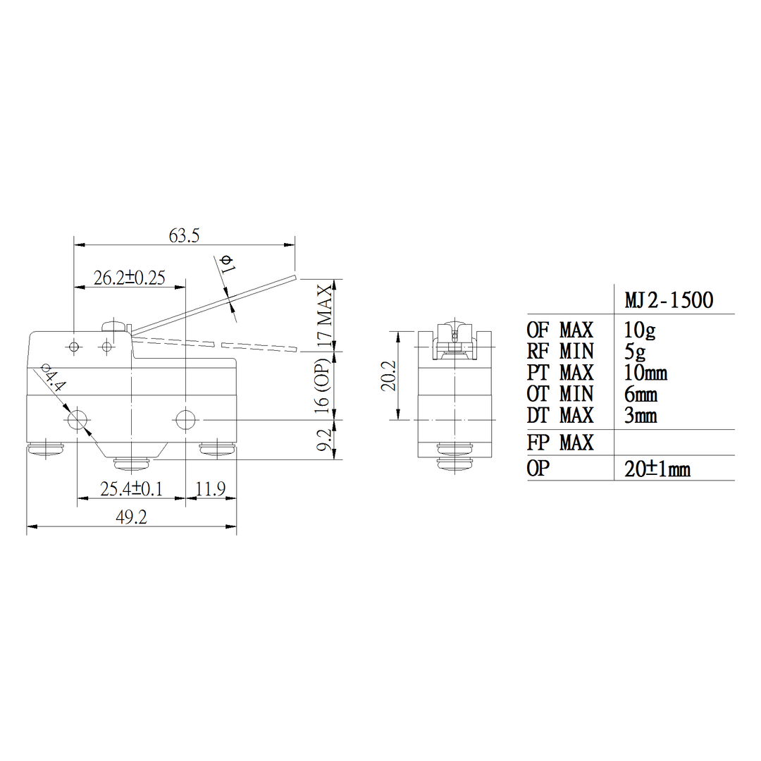 MJ2-1500 PH-20