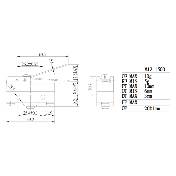 MJ2-1500 PH-20